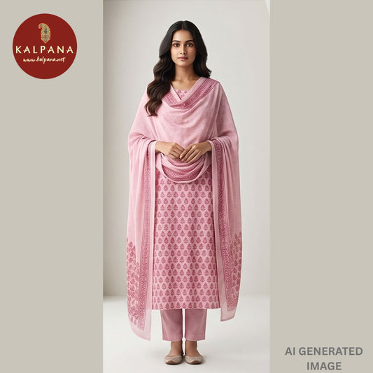 Printed Pure Cotton Unstitched Suit