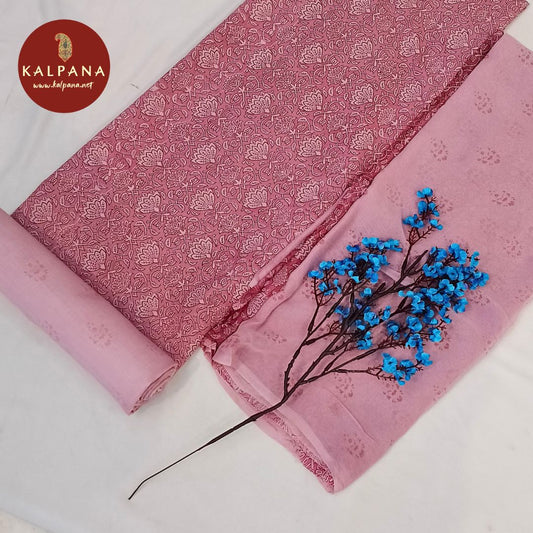 Shirt: Onion Coloured Printed Pure Cotton Unstitched Suit and Border.
Dupatta: Onion Color Printed Cotton Dupatta.
Bottom: Onion Pure Cotton Bottom.
Perfect for Semi,Formal,Wear. 
Recommended for Summer season(s). Dry Clean Only
Shirt Fabric: 2.5 mts
Salwar Fabric: 2.4 mts
Dupatta: 2.4 mts
Country Of Origin:India
Weight: 500 gms