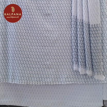Printed Pure Cotton Unstitched Suit - Kalpana