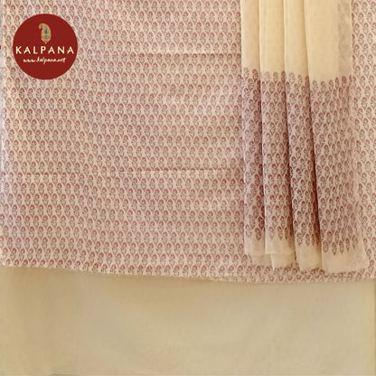 Printed Pure Cotton Unstitched Suit - Kalpana