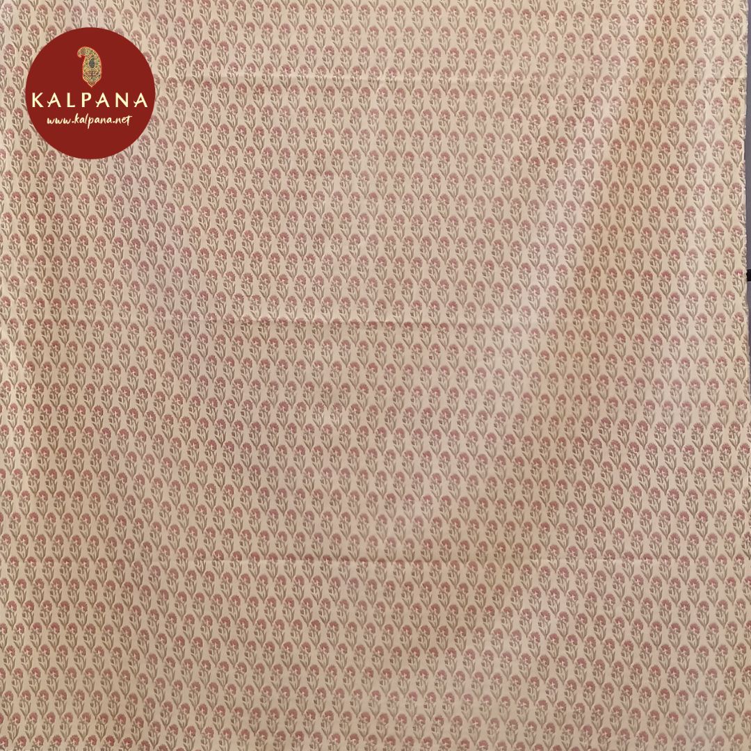 Printed Pure Cotton Unstitched Suit - Kalpana