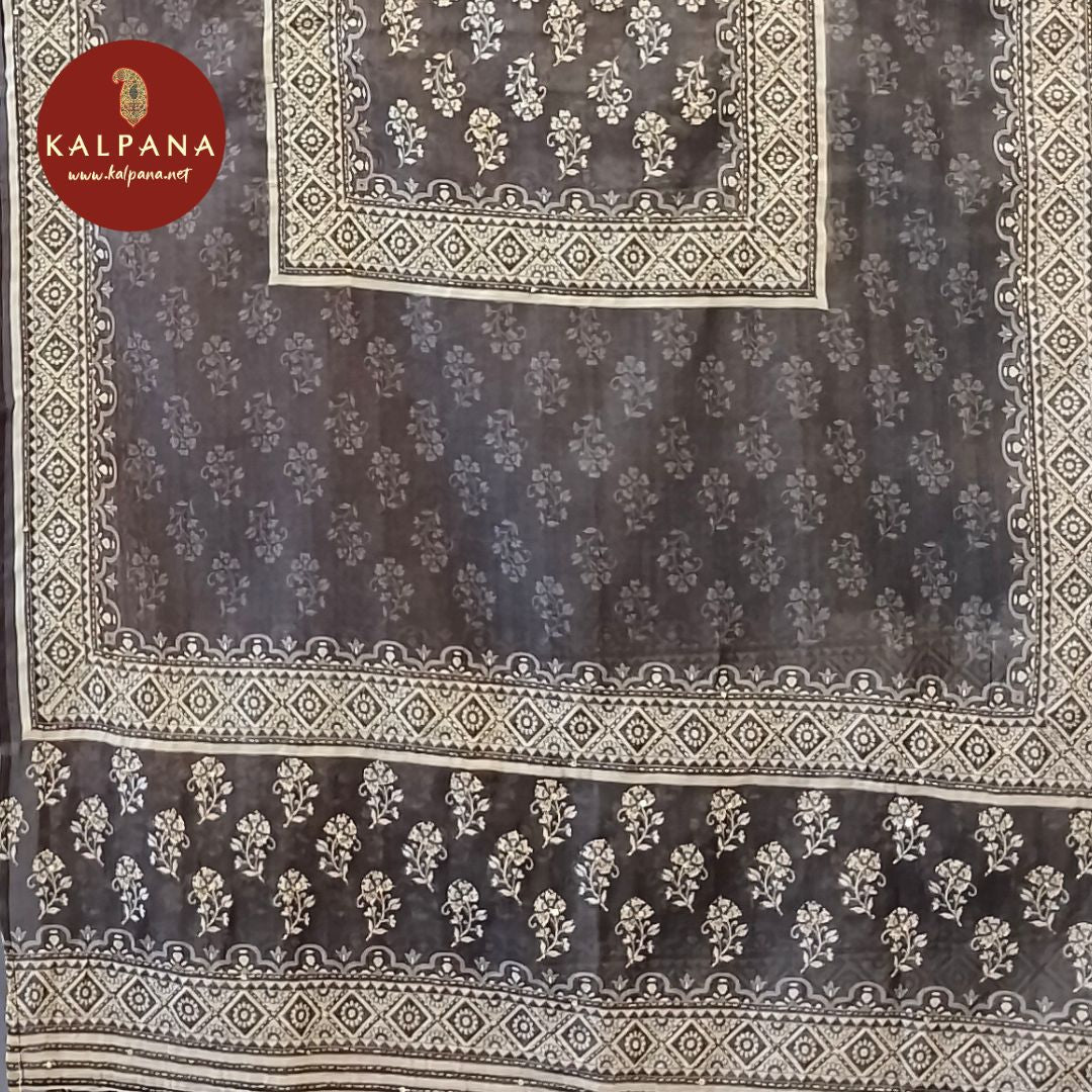 Printed With Embroidery  SICO Cotton Unstitched Suit - Kalpana
