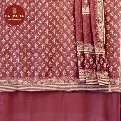 Printed With Embroidery  SICO Cotton Unstitched Suit - Kalpana