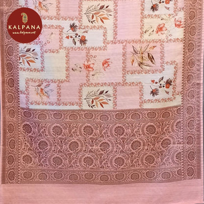 Printed Tussar Saree - Kalpana