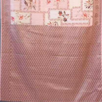 Printed Tussar Saree - Kalpana