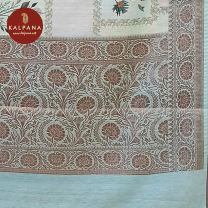Printed Tussar Saree - Kalpana