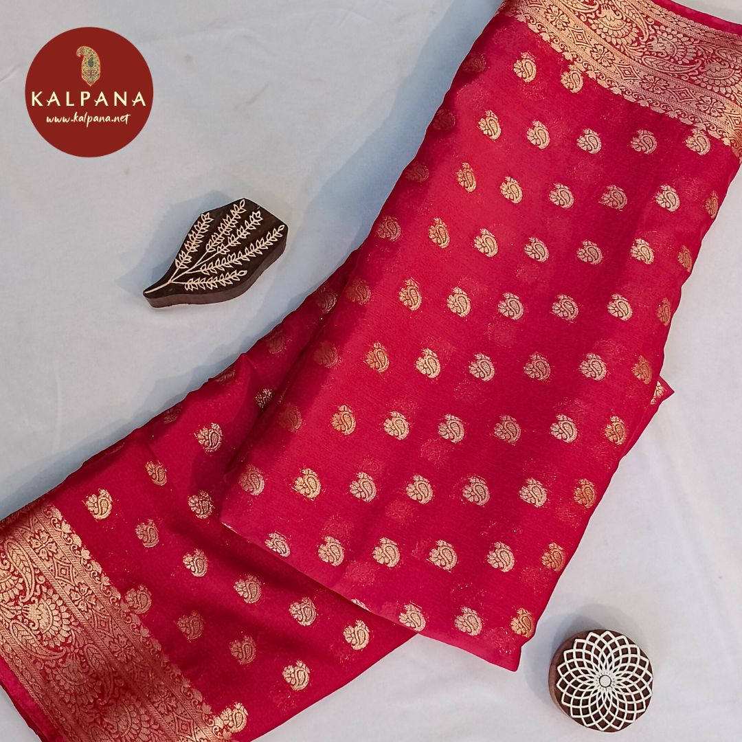 HotPink Woven Georgette Saree
with Woven HotPink Color Border,Palla
The HotPink Colored Georgette Unstitched Blouse
Which is Perfect for Semi,Formal,Wear in Summer season(s). Dry Clean Only.
Saree 5.4 mts
Blouse 0.8 mts
Country Of Origin:India
Weight: 500 gms