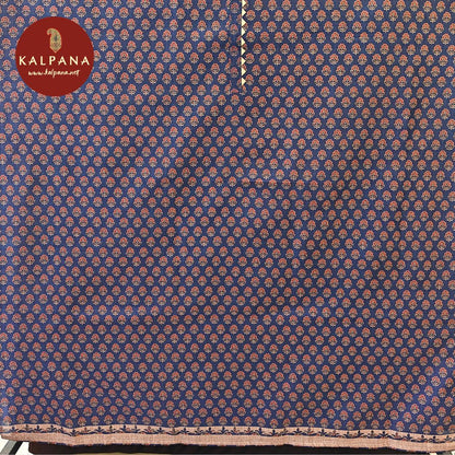 Printed  Tussar Unstitched Suit - Kalpana