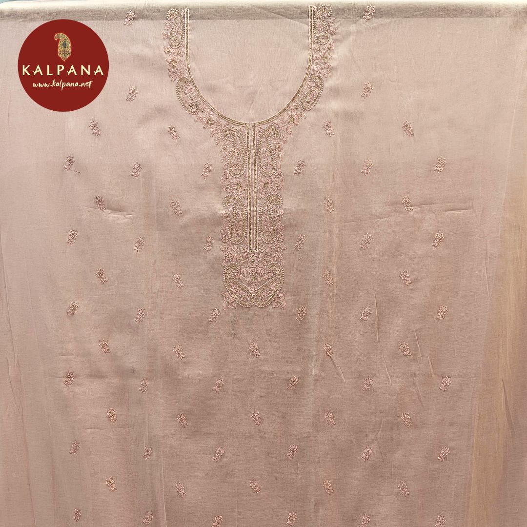 Embroided  SICO Cotton Unstitched Suit - Kalpana