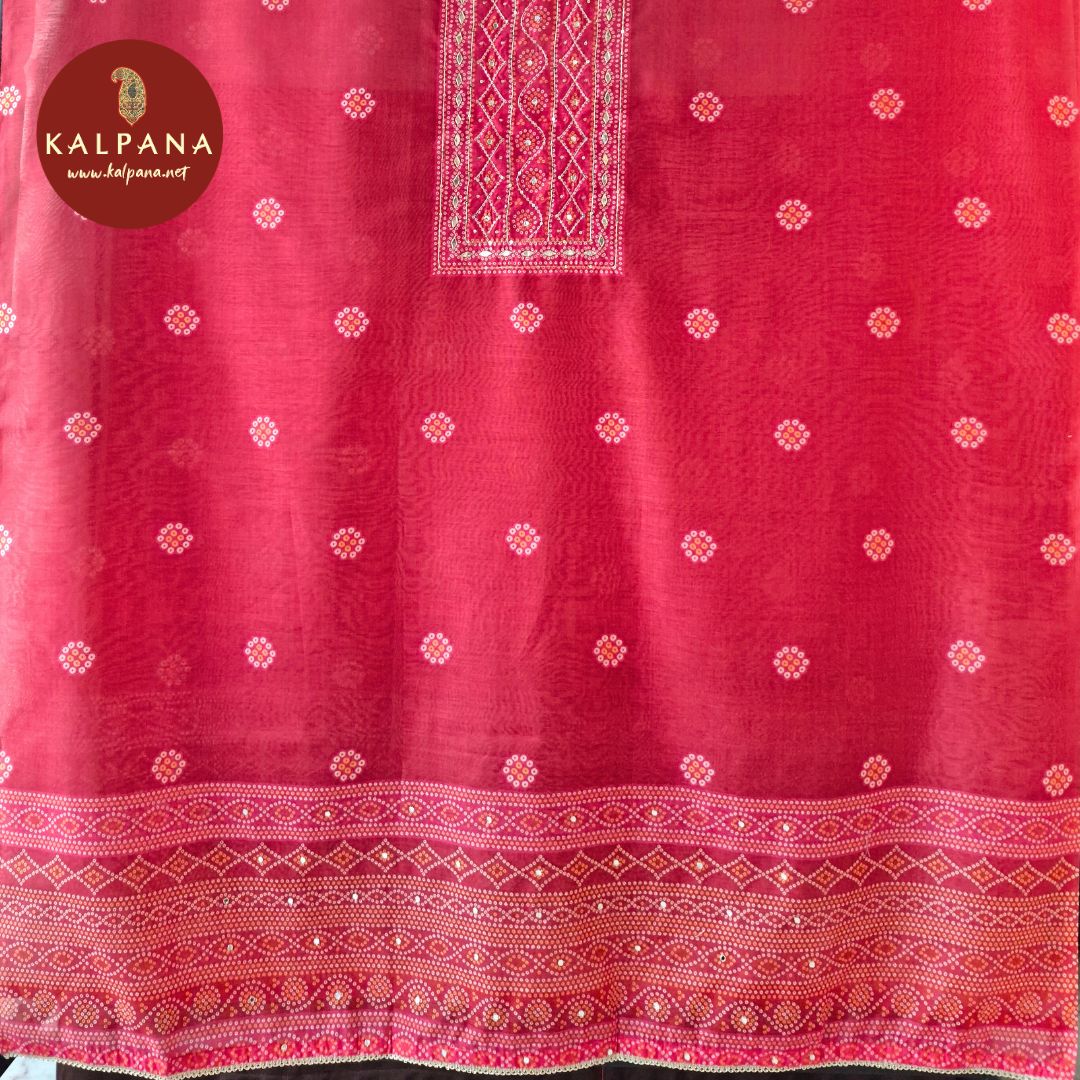 Printed With Embroidery  SICO Cotton Unstitched Suit
