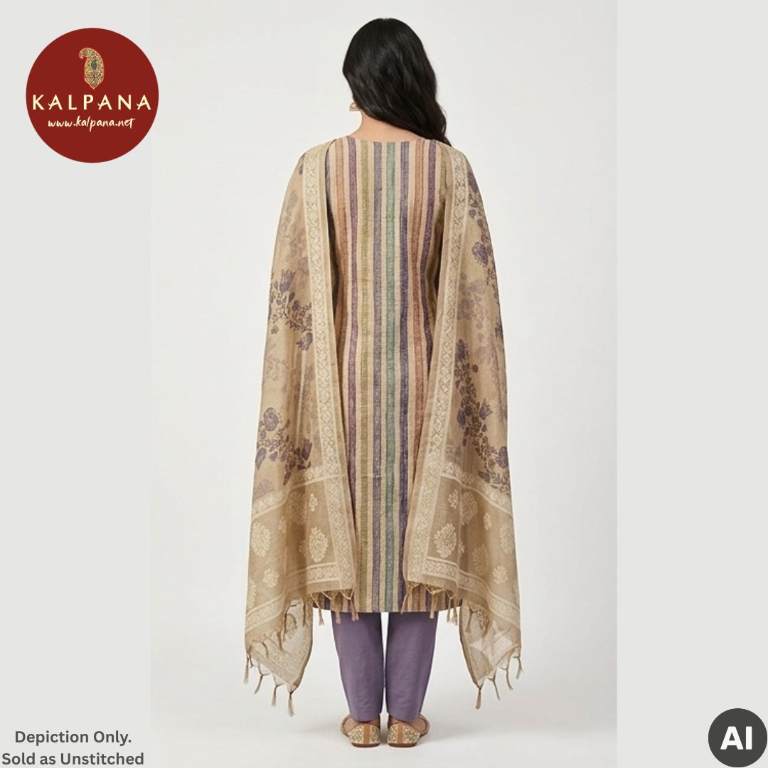 Printed With Embroidery  SICO Cotton Unstitched Suit