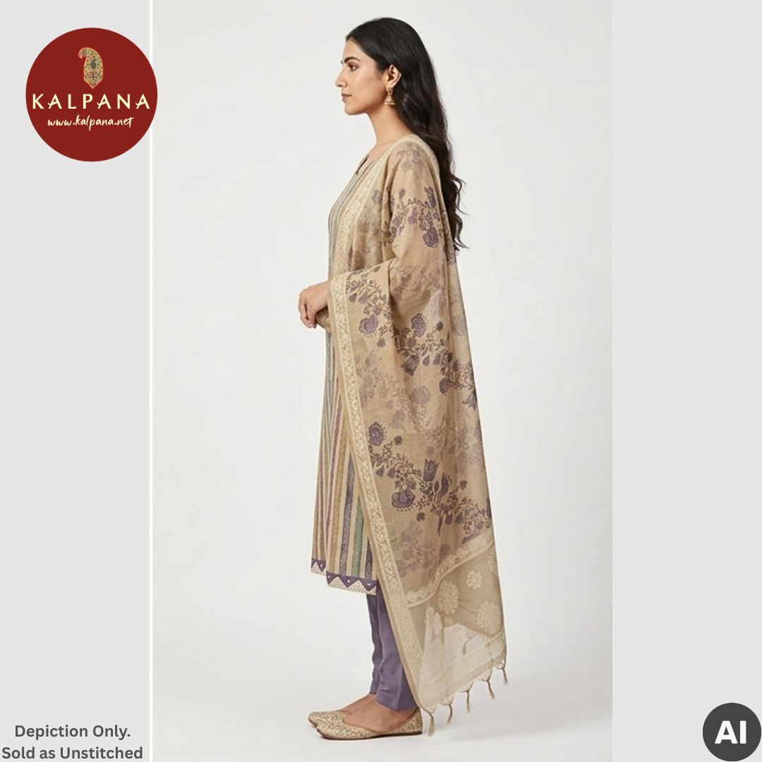 Printed With Embroidery  SICO Cotton Unstitched Suit