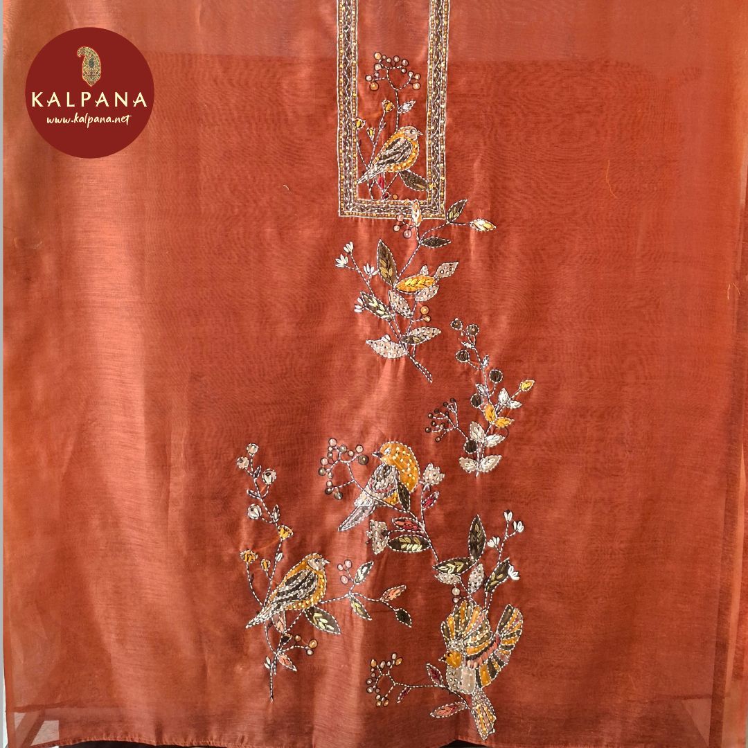 Printed With Embroidery  SICO Cotton Unstitched Suit