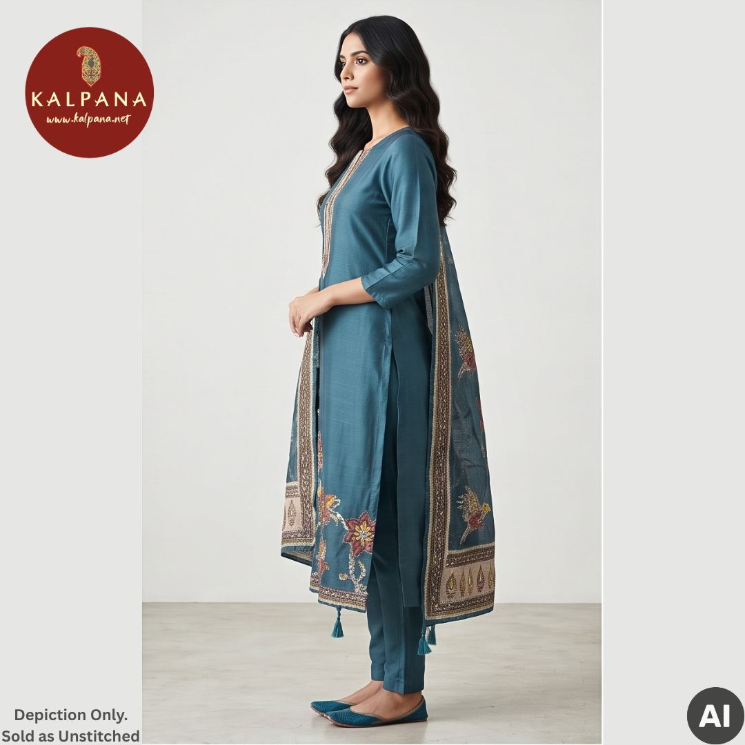 Embroided  SICO Cotton Unstitched Suit