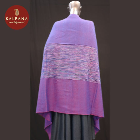 Purple Woven Woolen Shawls
with Woven Purple Color Border

Which is Perfect for Semi,Formal,Wear in winter season(s). Dry Clean Only.
Length: 2.4 mts
Country Of Origin:India
Weight: 300 gms