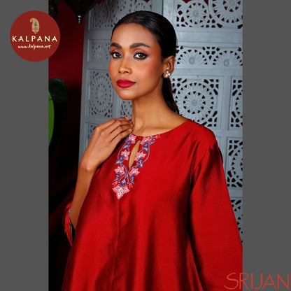 Small Kalidaar Chintz Chanderi Salwar Kameez