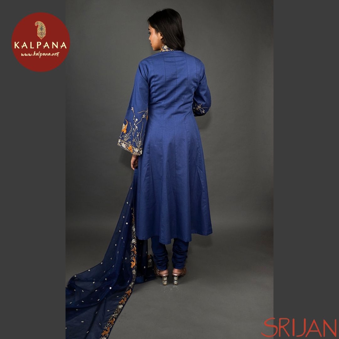 Large Kalidaar Parsi Gara Linen Salwar Kameez