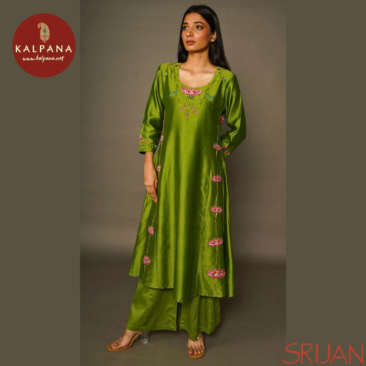 Top : Pichwai Kaftan Turquoise Chanderi Shirt and Round Neckline.
Dupatta: It comes with Turquoise color Pichwai Chanderi Dupatta.
Bottom : The SICO Silk Pichwai Turquoise color Farshi Pyjama.
Perfect for Semi,Formal,Wear. Recommended for Summer season(s). Dry Clean Only
Country Of Origin:India
Weight: 500 gms