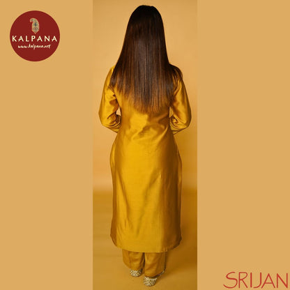 A Line Gotta Patti Chanderi Salwar Kameez