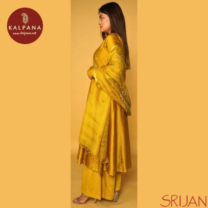 Large Kalidaar Gotta Patti Chanderi Salwar Kameez