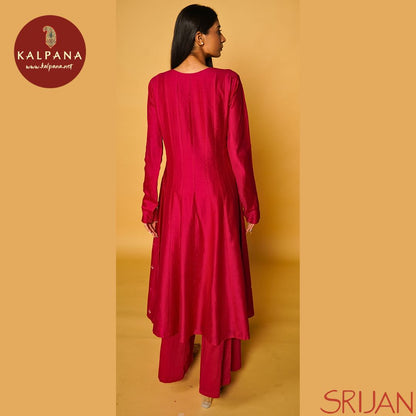 Large Kalidaar Gotta Patti Chanderi Salwar Kameez