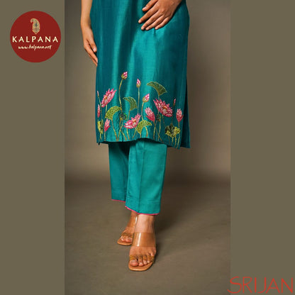 A Line Pichwai Chanderi Salwar Kameez