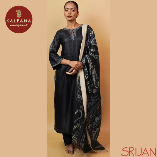 Top : Jaamevar A Line Black Tussar Shirt and Raised Neck Neckline.
Dupatta: It comes with Black color Chanderi Dupatta.
Bottom : The Turkey Silk Black color Salwar.
Perfect for Semi,Formal,Wear. Recommended for Summer season(s). Dry Clean Only
Country Of Origin:India
Weight: 500 gms