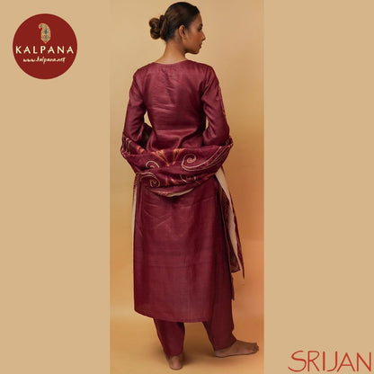 A Line Jaamevar Tussar Salwar Kameez