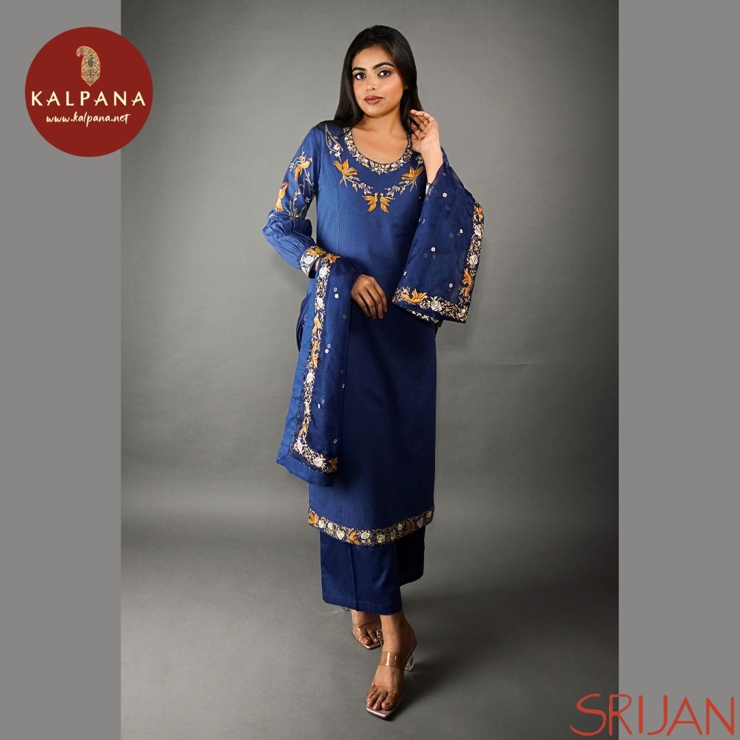 Top : Parsi Gara Princess Line Blue Linen Shirt and U Neck Neckline.
Dupatta: It comes with Blue color Parsi Gara Organza Dupatta.
Bottom : The Cotton Satin Parsi Gara Blue color Pants.
Perfect for Semi,Formal,Wear. Recommended for Summer season(s). Dry Clean Only
Country Of Origin:India
Weight: 500 gms