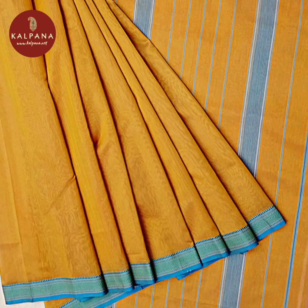 Handloom Pure Maheshwari Cotton Saree with All Over Plain Saree and Contrast Border. The Palla is Stripes. It comes with Self Colored Plain Unstitched Blouse with Resham Border. Perfect for Multi Occasion Wear. Recommended for Festive season(s). Dry Clean Only
Saree 5.4 mts
Blouse 0.8 mts
Country Of Origin:India
Weight: 500 gms