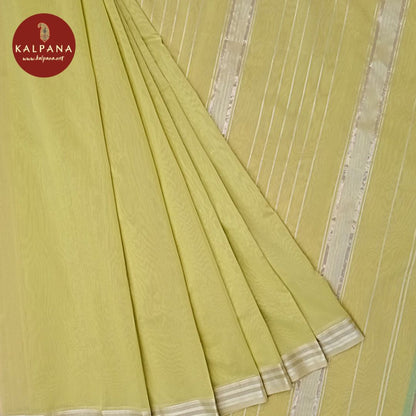 Handloom Pure Maheshwari Cotton Saree with All Over Plain Saree and Zari Border. The Palla is Zari. It comes with Self Colored Plain Unstitched Blouse with Zari Border. Perfect for Multi Occasion Wear. Recommended for Festive season(s). Dry Clean Only
Saree 5.4 mts
Blouse 0.8 mts
Country Of Origin:India
Weight: 500 gms