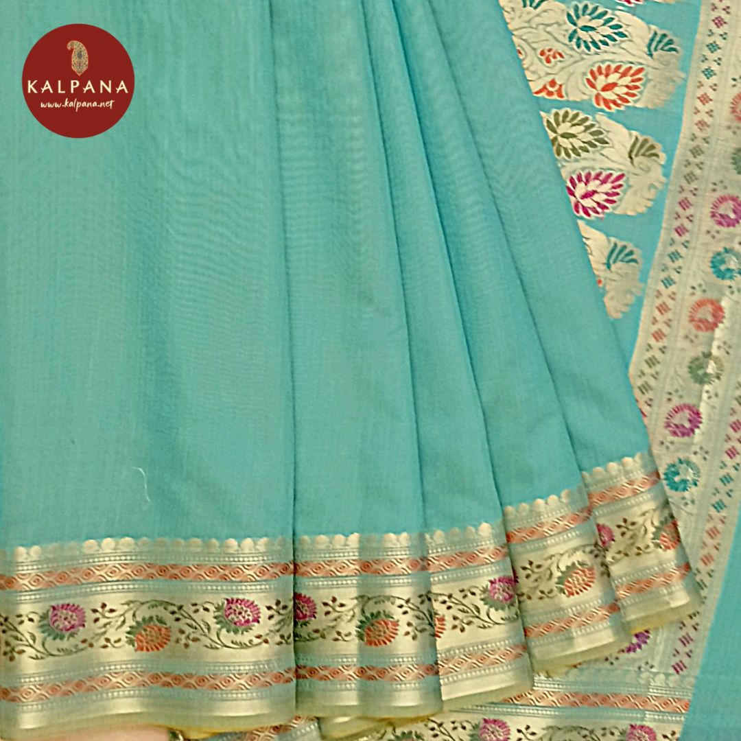 Woven Blended SICO Cotton Saree with All Over Plain Saree and Zari Border. The Palla is Woven Zari. It comes with Self Colored Motifs Unstitched Blouse with . Perfect for Multi Occasion Wear. Recommended for Festive season(s). Dry Clean Only
Saree 5.4 mts
Blouse 0.8 mts
Country Of Origin:India
Weight: 500 gms