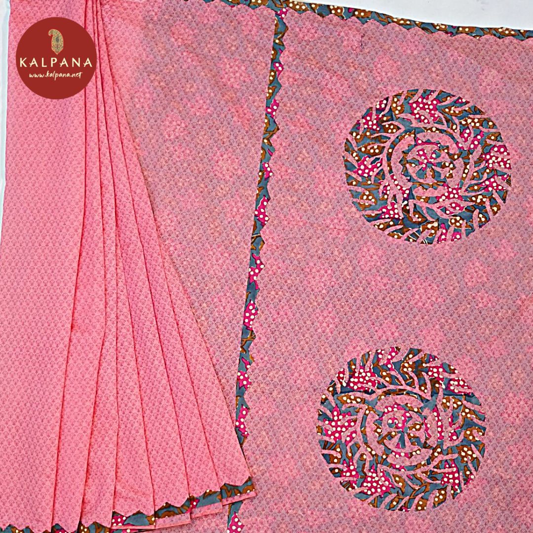 Embroidery Blended SICO Cotton Saree with All Over Printed and Applique Work Border. The Palla is Applique Work. It comes with Contrast Colored Printed Unstitched Blouse with . Perfect for Multi Occasion Wear. Recommended for Festive season(s). Dry Clean Only
Saree 5.4 mts
Blouse 0.8 mts
Country Of Origin:India
Weight: 500 gms