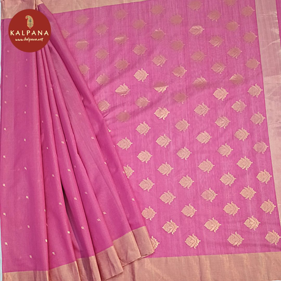 Casual Chanderi Handwoven Pure Silk Tissue Mina Butti Saree at Best Price  in Ashoknagar | Chanderi Sarees Mirza Handlooms