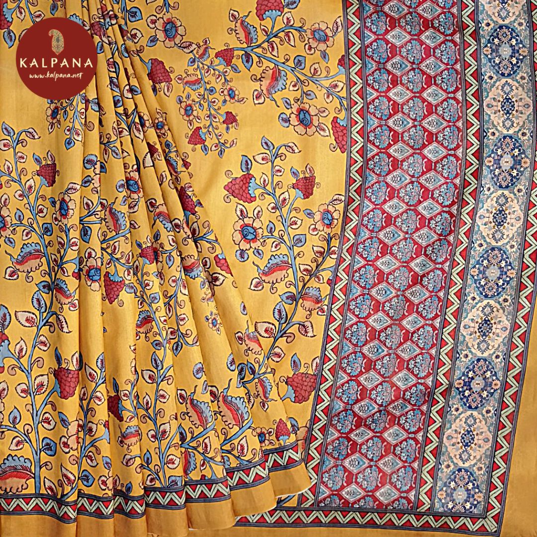 Mustard Yellow Printed Blended Tussar Silk Saree with Printed Border.The Self colored Printed Unstitched Blouse has Printed Border Perfect for Multi Occasion Wear in Festive season(s). Dry Clean Only.
Saree 5.4 mts
Blouse 0.8 mts
Country Of Origin:India
Weight: 500 gms