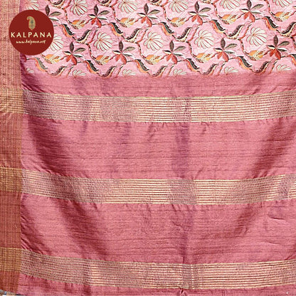 Printed Blended Tussar Silk Saree