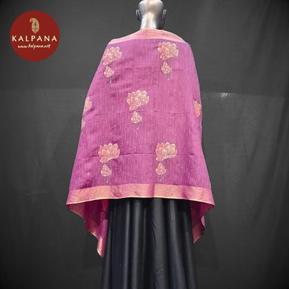 Purple All Over Print Printed Pure Tussar Silk Dupatta with Self Border. The Palla is Printed. Perfect for Semi Formal Wear in Summer season(s). Dry Clean Only.
Length: 2.4 mts
Country Of Origin:India
Weight: 200 gms