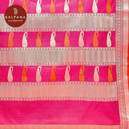 Banarasi Embroidery Blended Cotton Saree
