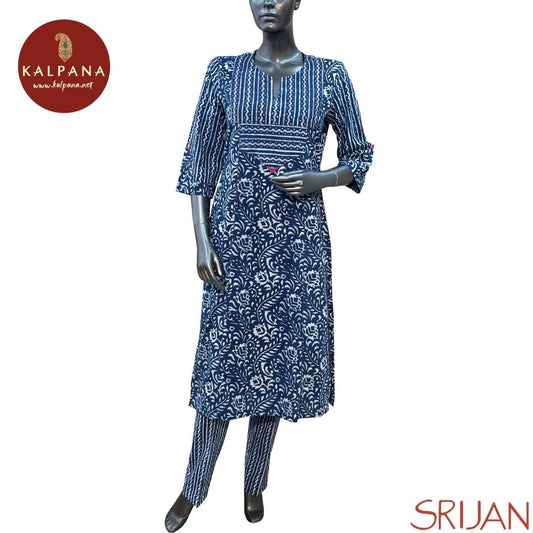 Top : Indigo Princess Line Pure Cotton Shirt with Printed and Self Border. The Neckline is V Neck
Bottom : The Cotton Pant is .
Perfect for Semi Formal Wear. Recommended for Summer season(s). Dry Clean Only
Country Of Origin:India
Weight: 350 gms