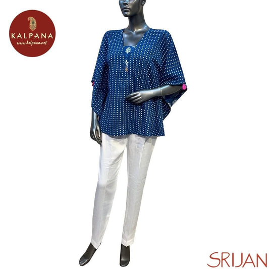 Indigo Kaftan Pure Cotton Top. Perfect for Semi Formal Wear. Recommended for Summer season(s). Dry Clean Only
Country Of Origin:India
Weight: 300 gms