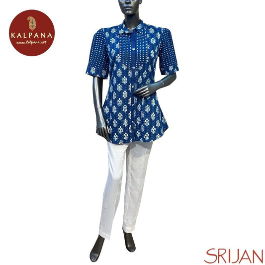 Indigo A Line Pure Cotton Top. Perfect for Semi Formal Wear. Recommended for Summer season(s). Dry Clean Only
Country Of Origin:India
Weight: 300 gms