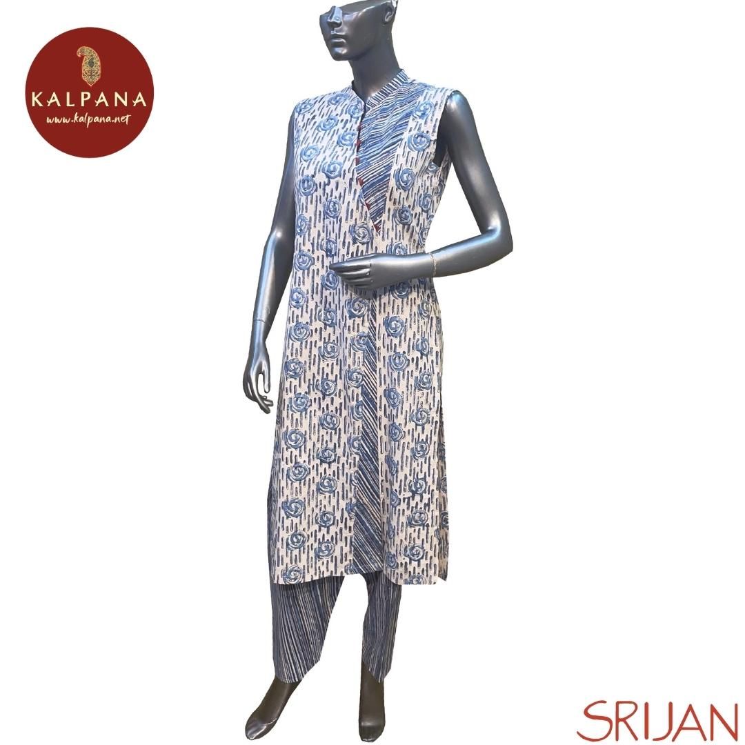 Kalamkari Angarakha Line Pure Cotton Co-ord Set