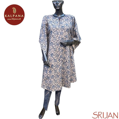 Top : Kalamkari Kaftan Pure Cotton Shirt with All Over Printed and Self Border.
Bottom : The Cotton Pant is Blue.
Perfect for Semi Formal Wear. Recommended for Summer season(s). Dry Clean Only
Country Of Origin:India
Weight: 300 gms
