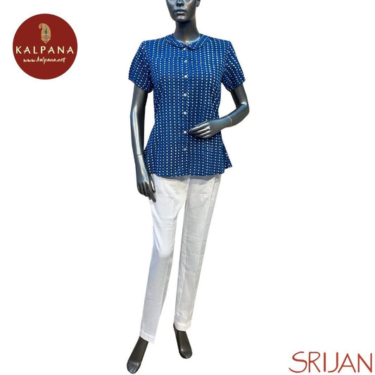 Indigo A Line Pure Cotton Top. Perfect for Semi Formal Wear. Recommended for Summer season(s). Dry Clean Only
Country Of Origin:India
Weight: 300 gms